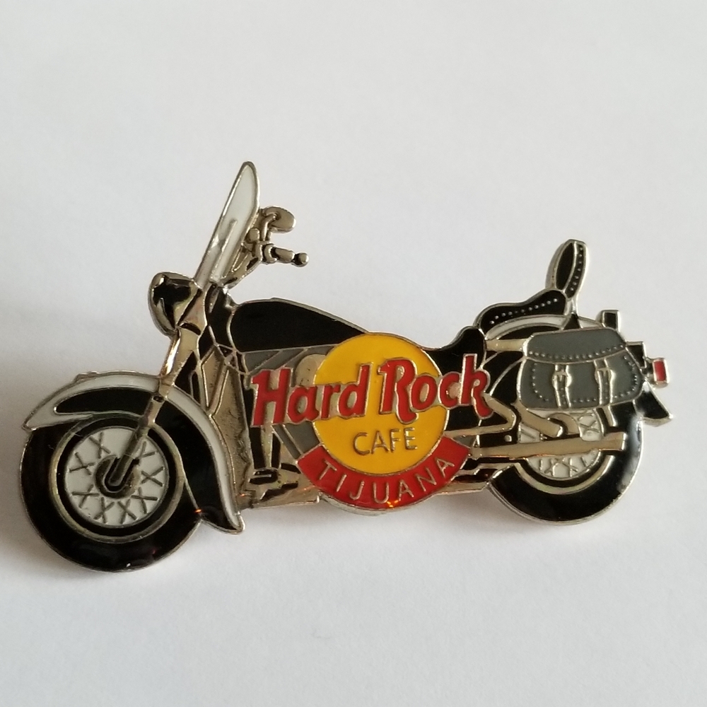 Vintage Hard Rock Cafe pin Tijuana motorcycle Mexico hrc